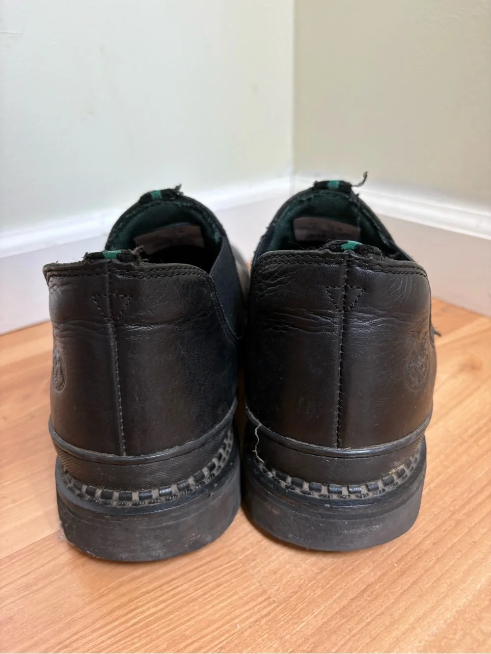 Georgia Boot Men's Black Leather Chukka Work Boots